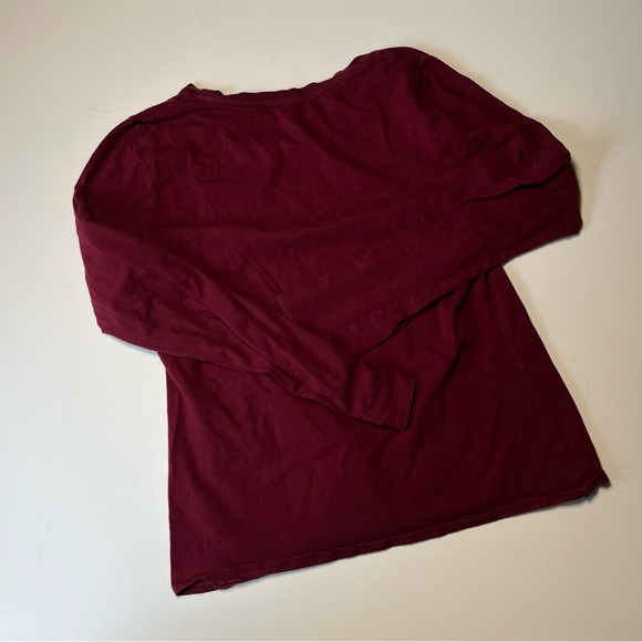 🩷CALVIN KLEIN BODY FITTING LIGHTWEIGHT LONG SLEEVE SCOOP NECK TOP SIZE SMALL - Picture 5 of 7